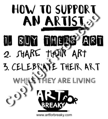 How to Support An Artist